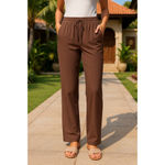 GapFit Tall Brown Joggers M Athflow Lounge Neutral Yoga Athleisure Soft Luxe MT Photo 1