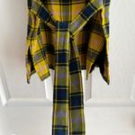 Derek Lam Plaid Tie Back Sleeveless Top Casual Career Party Size 2 Cotton Wool Photo 11