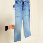 Good American  Light Blue Denim Overalls 0 Photo 6