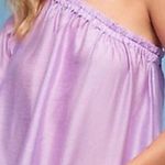 Anthropologie Maeve Purple Leonie One Shoulder Top  Photo 0