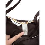 Adonna vintage silky satin brown slip mini camisole dress women’s size medium Photo 5