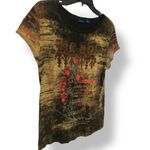 Westbound Graphic Tee with Red and Brown Tones Photo 1