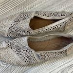 Toms Tom’s Cream Lace Crochet Slip on Flats Photo 2
