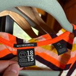 Scotch & Soda  Chevron Stripe Tank Top Size S Yellow Orange White Maroon Photo 1