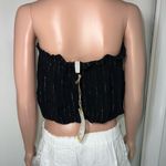 Elan 2 / $20 🖤 NWT  Black Silver Embellished Crop Tube Top Photo 1