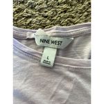 Nine West  Women's light purple short sleeve shirt size large‎ Photo 1