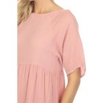 Johnny Was  Calme Raglan Tiered‎ Dress Size Small Blush Pink Photo 3