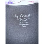 Chico's  Black Gold Sequins Round Neck Soft Stretch Stretchy Top Large Festival Photo 2