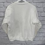 Tultex Vintage Crewneck Sweatshirt Size M White Peace On Earth Animals 90s Ugly Photo 5