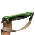 Coach  Green Coated Canvas Crossbody Photo 4