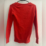 Old Navy  women’s sweater knit red pullover XS long sleeve top casual fall shirt Photo 2