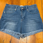 Abound  Women's Denim Frayed Hem Shorts Photo 0