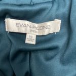 Evan Picone Deep Teal green Midi holiday Dress Size 10 Photo 4