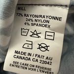 Margaret M Pull On Pencil Skirt Size 2X Blue And White Geometric Print Slimming Photo 4