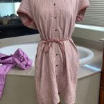 Kuhl Women’s Riviera Shirt Dress sz smal Cotton Rayon Gauze Crew Neck Cap Sleeve Photo 8