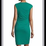 Halston Heritage [] Green Ruched Side Dress-Size medium Photo 1