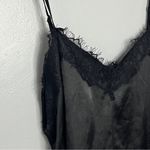 Black Lace Trim Cami Top Size M Photo 2