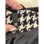 H&M  Divided Houndstooth Black and White Cropped‎ Jacket Size 10 Photo 3