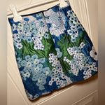 Carven‎ Jaquard Floral Mod Mini 34 Blue Photo 8