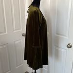 Agnes & Dora  NWT Olive Green Velvet Dress Photo 9