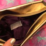 Tarte Cosmetics Bag Gold w/ Zipper & Label BNIP Perfect for Travel Makeup Photo 4