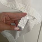 FRANK & EILEEN JOEDY WOVEN BUTTON UP white cotton long sleeve top Size L Photo 3