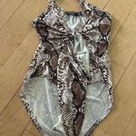 Nasty Gal  Bodysuit Snakeskin Photo 0