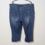 Lane Bryant  Medium Wash Capri Jeans Size 22 Capri Denim with Cuffed Hems Photo 4