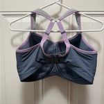 Panache High Impact Underwire Sports Bra 34G Navy Gray Purple Photo 3