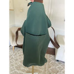 None Green Weekender Bag Brown Vegan Leather Straps Granola Travel Yacht Resort Vaca Photo 4