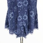 NBD  x Revolve Alijah Blue Floral Lace Halter Open Back Romper NWT size XL Photo 6