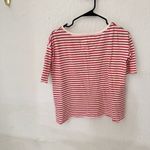Frank & Eileen XS JOSEPHINE Red French Stripe Heritage Jersey Shirt Photo 1
