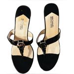 Michael Kors  Black  Palm Beach Wedge Shoes Photo 0