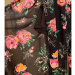 Torrid  Floral Chiffon Pants with Shorts Size‎ 1 29" Long x 18" Waist Photo 3