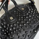 Givenchy  Nightingale Satchel Studded Nylon in Black Photo 4