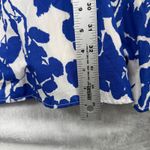 Hyacinth House Blue Floral‎ Print Maxi Dress Ruffle Sleeves V Neck Womens S Photo 5