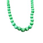 Vintage Beaded Necklaces White Blue Purple Green Blue Bangle Bracelet 4 Pieces Photo 13