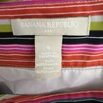 Banana Republic Dress Womens 6 Black Multi Striped Panel Dress Sheath Colorful Photo 6