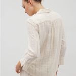 Soma  Cotton Gauze Long Sleeve Notch Collar Pajama Top Photo 1