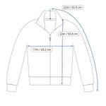 Sacred Threads  Jacket Womens M/L Baby Blue Patchwork‎ Embroidered Full Zip Hood Photo 8