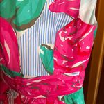 Vineyard Vines  Pink Kentucky Derby Dress RARE Size 00 Will fit up to a 2/4 Photo 5