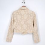 Current Air NWT Floral Cropped Blazer and Mini Skirt Matching Set Cream Size S Photo 5
