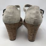 Toms  Taupe Strap Wedges Size 9 Photo 5