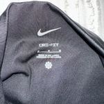 Nike Women's Black Leggings with White Logo Photo 3