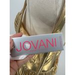 Jovani Metallic Lamé Tie-Strap Boho Gown Size 4 Photo 7