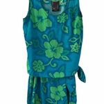 Big Hed Designs Skirt Hawaiian Set Blue Photo 0