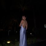 ZARA  dress wedding maxi slip midi satin effect baby blue party date coctail Photo 5