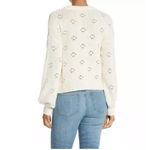 Madewell cream floral pointelle sweater Photo 1