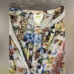 Anthropologie MAEVE BY Abella patchwork floral top Photo 4