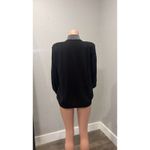 Alfred Dunner  Diamond Pattern Sweater Size 1X LA SCALA BLACK SHINE SILVER NWT#83 Photo 6